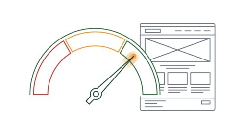 Pagespeed-Gauge für schnellere Ladezeiten im technischen SEO