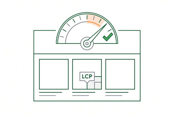 Speedometer über Shop-Seite für bessere Core Web Vitals