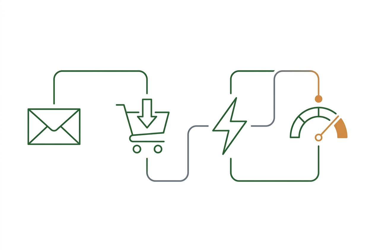 Customer-Journey-Automatisierung: Welcome, Warenkorbabbruch, Reaktivierung und KPI-Trigger