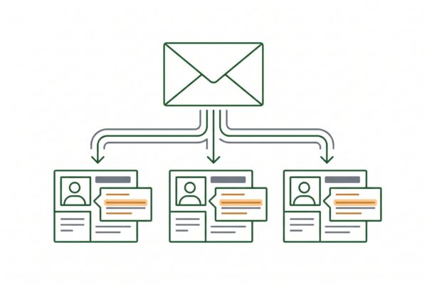 E-Mail-Segmentierung mit personalisierten Nachrichten für Mail-Marketing Kampagnen