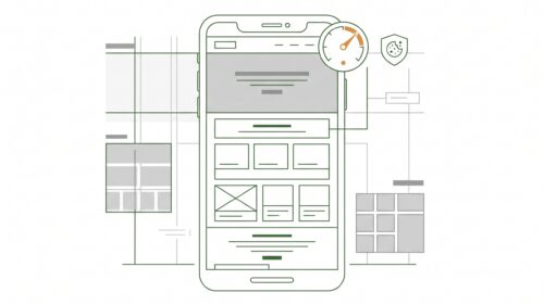 Smartphone-Homepage mit Speed und DSGVO für professionelle Homepage